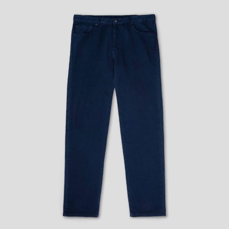 Men's Skinny Jeans with Stretch Fabric5 Pocket Regular-Fit Denim Jean Navy