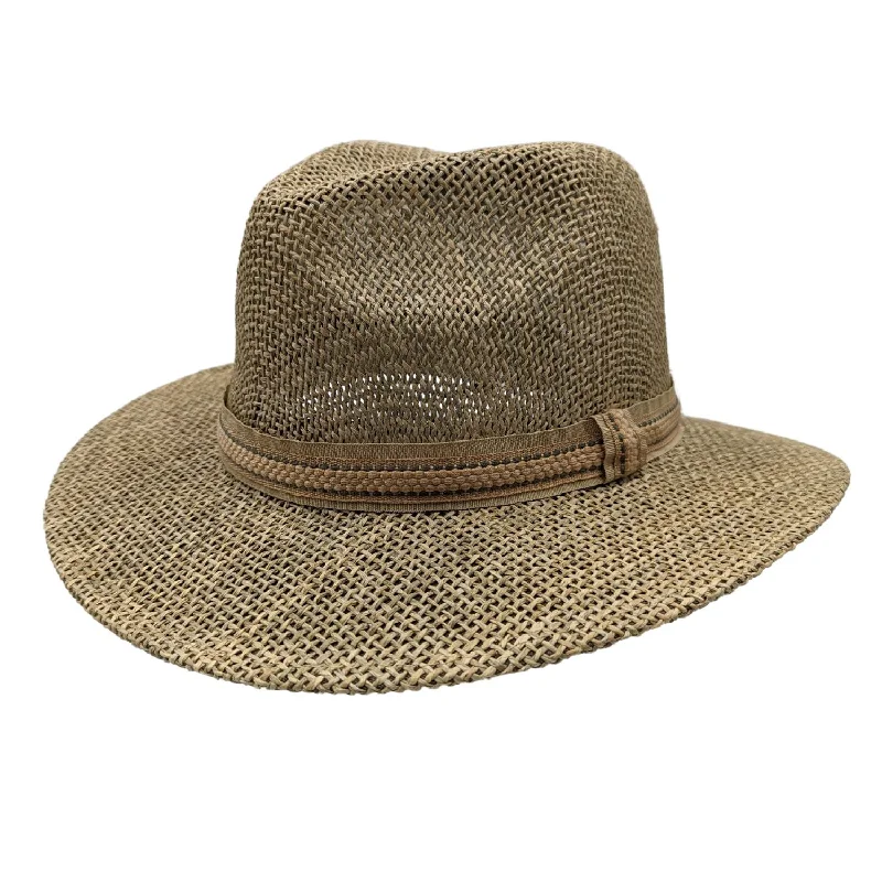Dorfman Men's Matte Toyo Safari Hat - Natural