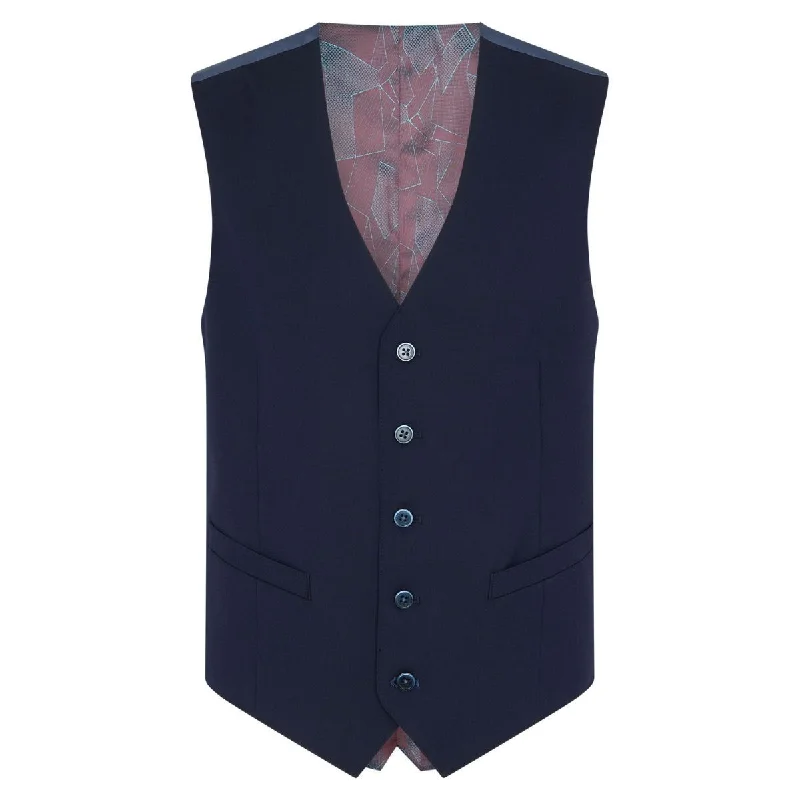 Remus Uomo Slim Fit Waistcoat - Navy