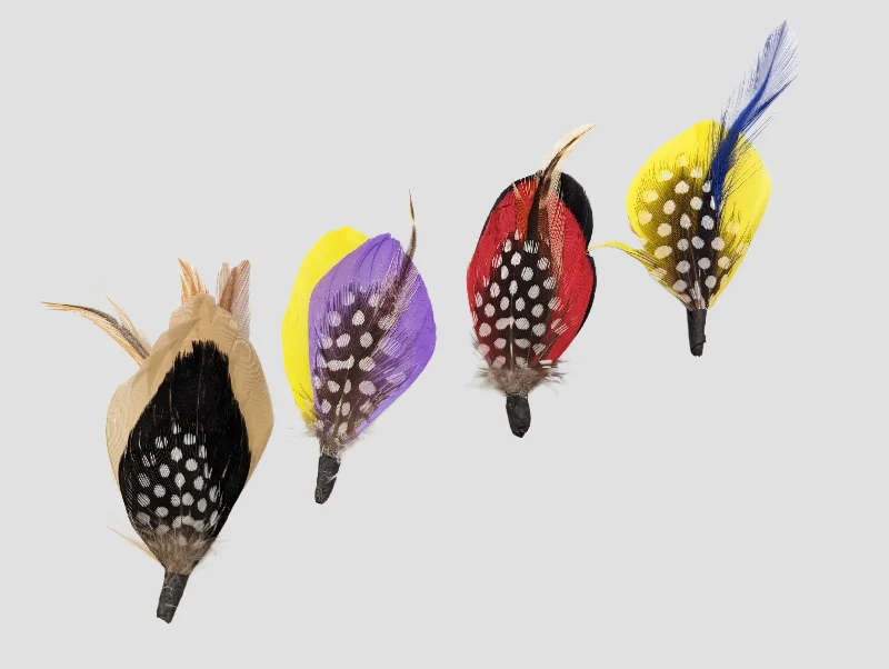 Ravenel Rays: Vibrant Feather Set for Hats