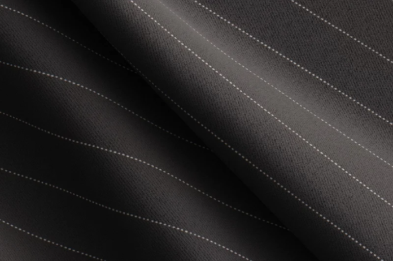 Made to Measure Black Pinstripe Trouser