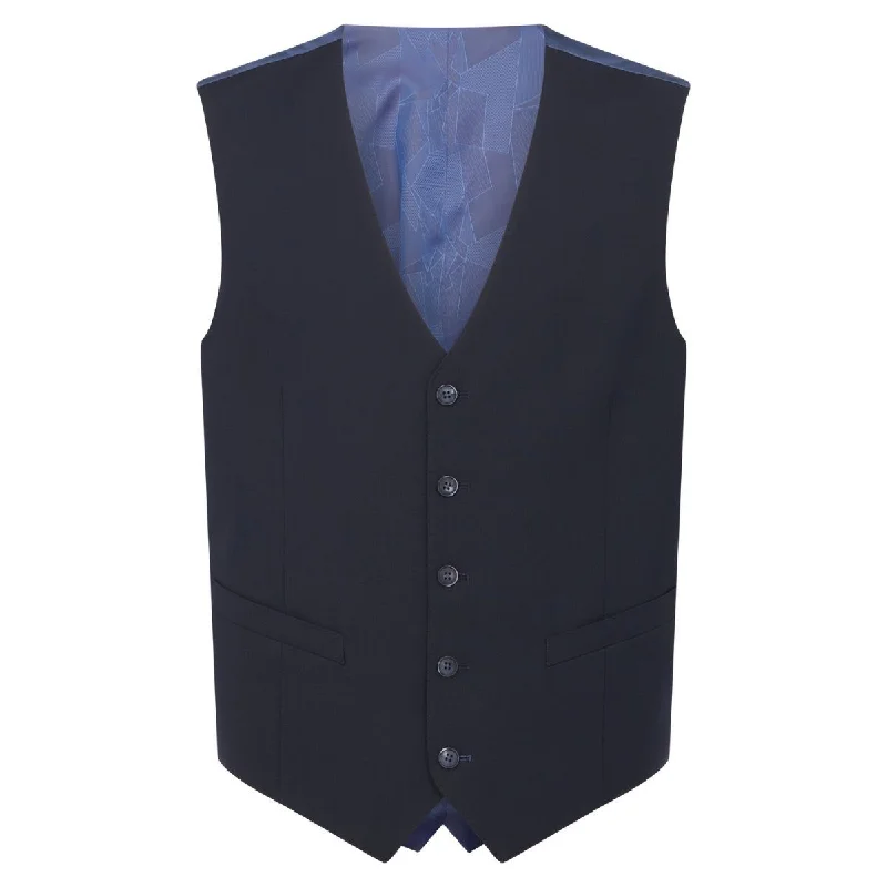 Remus Uomo Slim Fit Waistcoat - Dark Navy