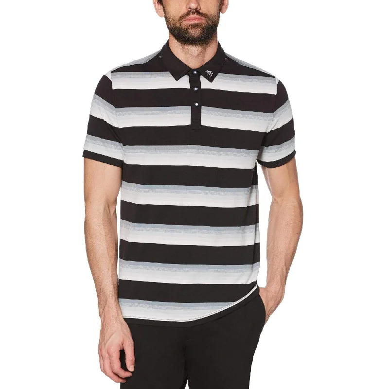 Men's Shirts with Appliquéd Sleeves1955 Clubhouse Stripe Golf Polo