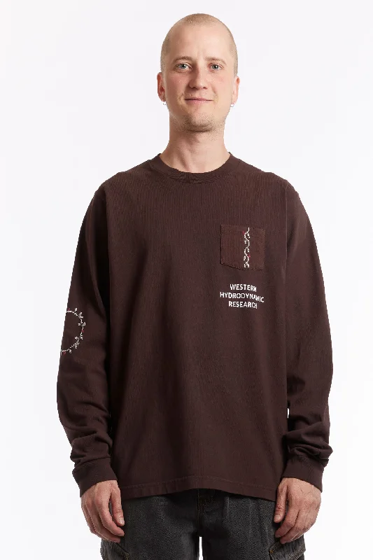 Men's Custom Dress Shirts for a Personalized FitADISH x WESTERN HYDRODYNAMIC RESEARCH NAFNUF LOGO LONG SLEEVE SHIRT