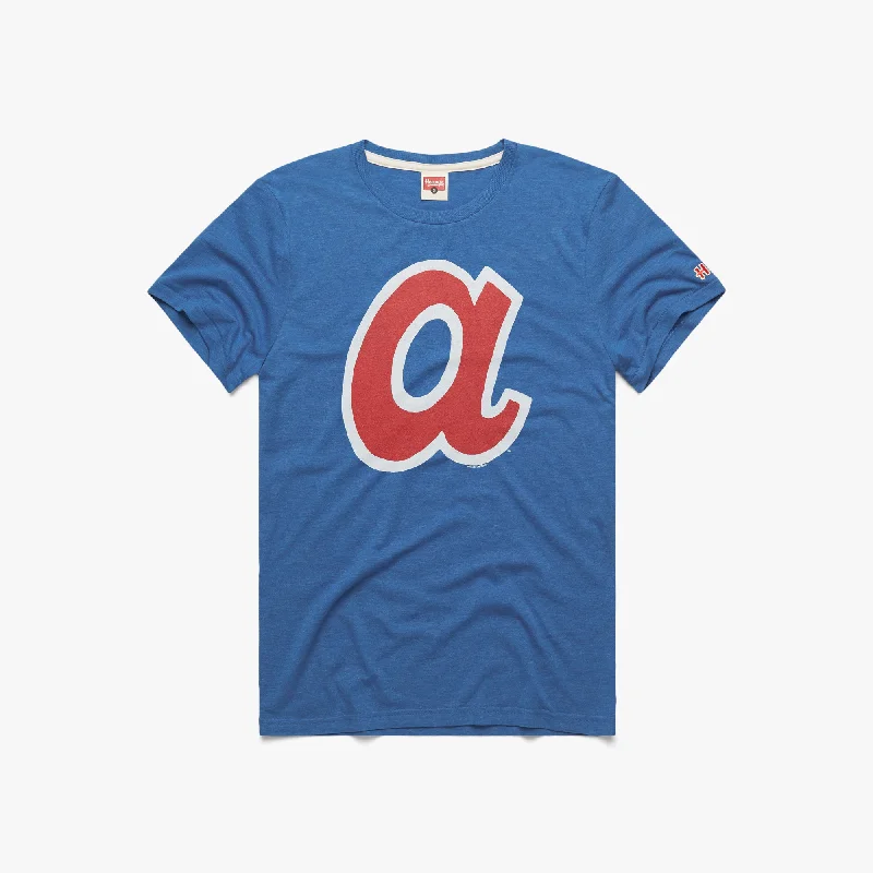 Men's Shirts with Floral PrintsAtlanta Braves Cap Logo '72