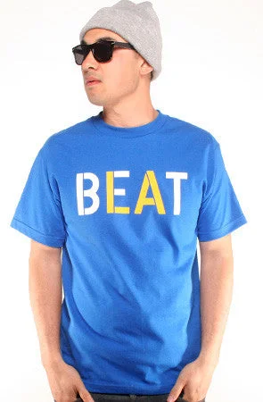 Men's Shirts with Scoop NecksBeat LA (Men's Royal/Gold Tee)