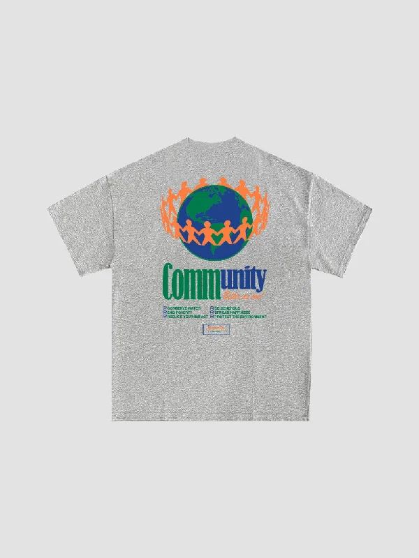 Men's Shirts with Convertible CollarsBetter As One Tee - Heather Grey