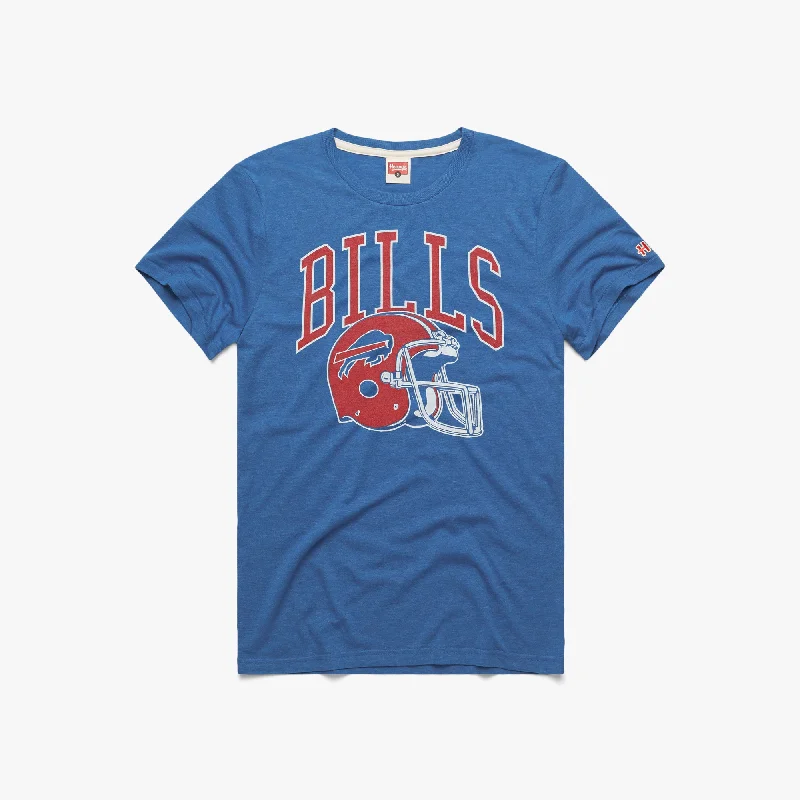 Men's Shirts with Embellished SleevesBuffalo Bills Helmet Retro