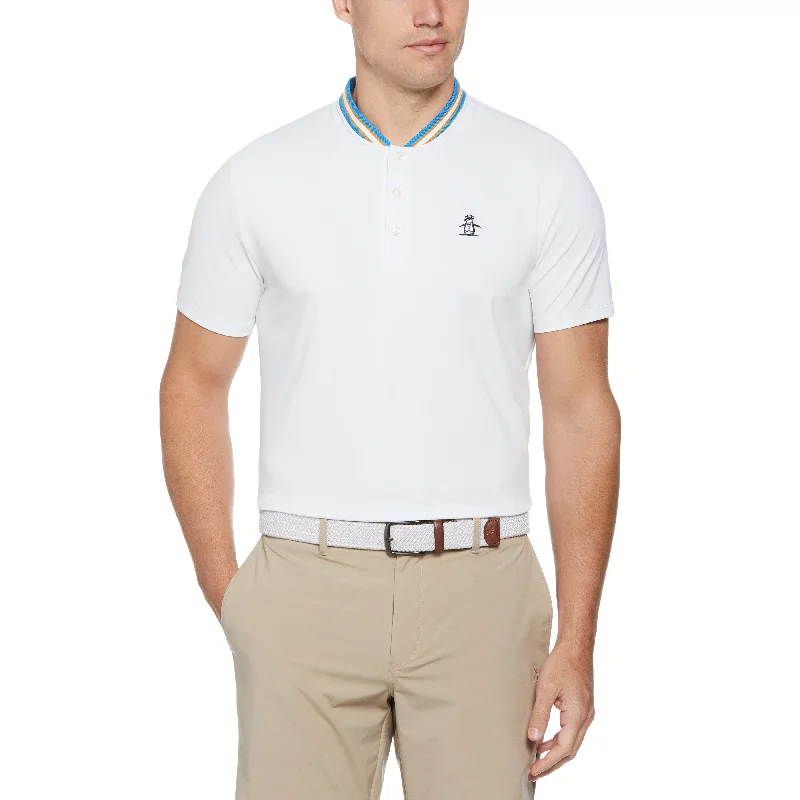Men's Shirts with Wrinkle-Resistant FabricChi Chi Henley Golf Polo