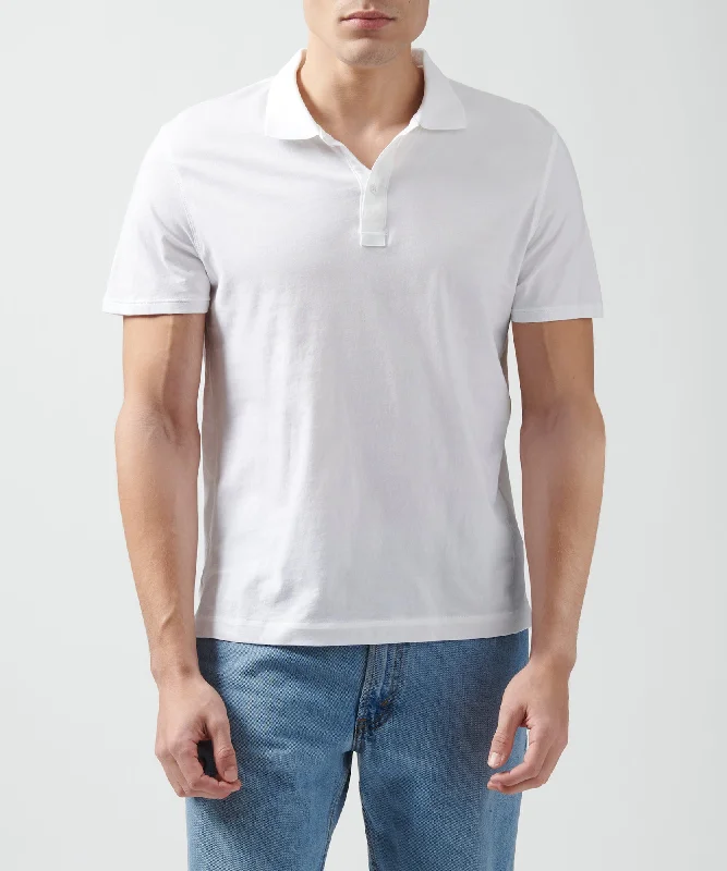Men's Shirts with Antimicrobial TreatmentClassic Jersey Polo - White