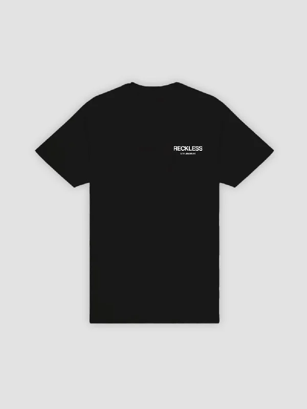 Men's Shirts with Surplice HemlinesCrossfade Tee - Black