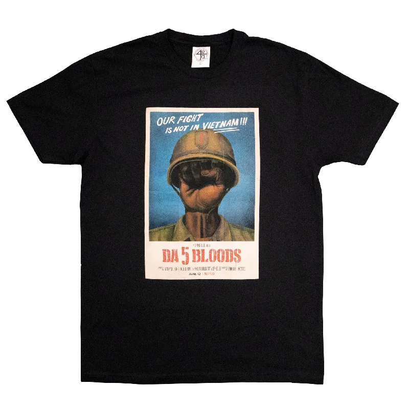 Men's Shirts with Graphic SleevesDa 5 Bloods Black Fist T-Shirt
