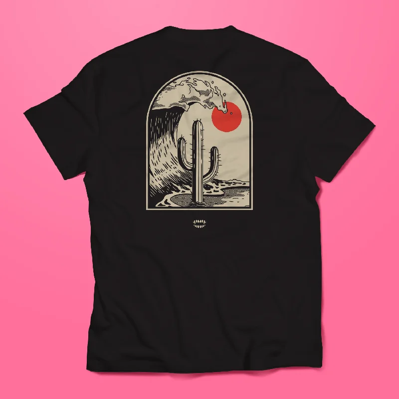 Men's Shirts with Rounded HemlinesDesert Wave
