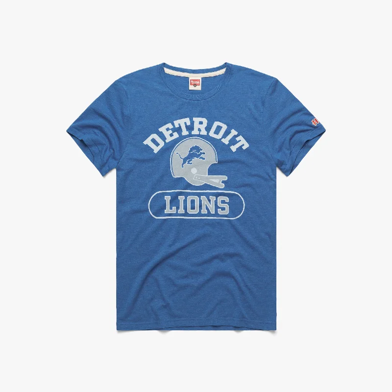 Men's Shirts with Patch PocketsDetroit Lions Throwback Helmet