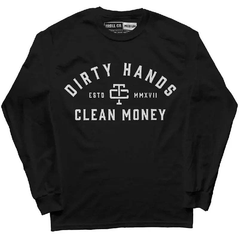 Men's Shirts with Elastic WaistbandsDHCM Long Sleeve