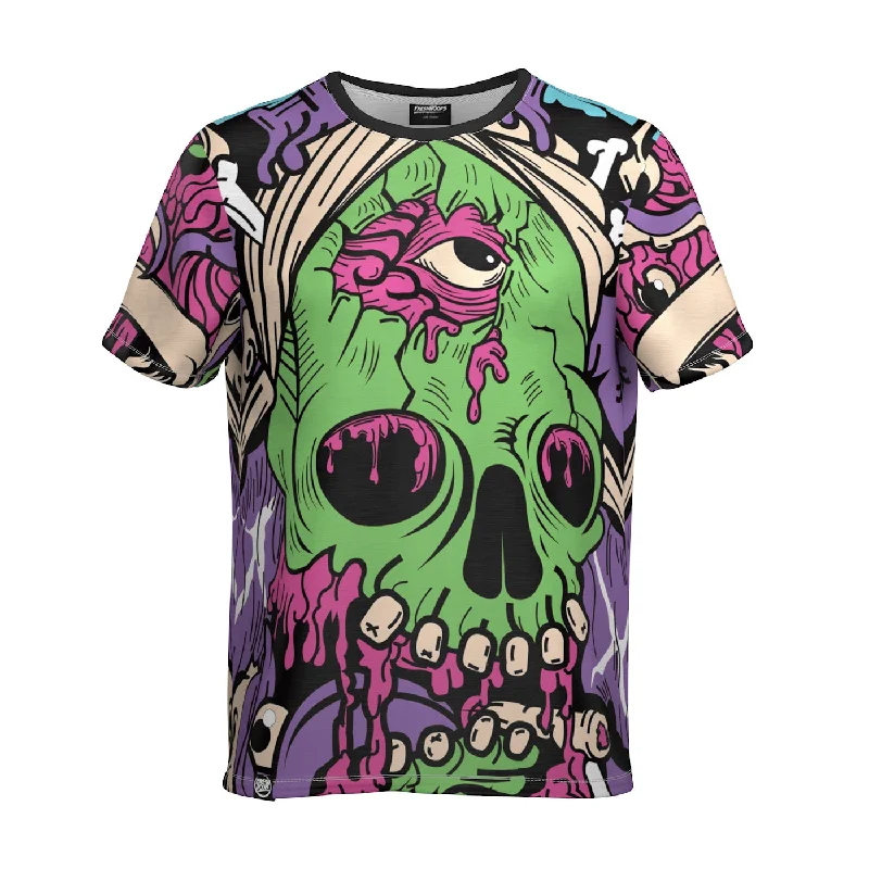 Men's Shirts with Appliqué DetailsDirty Skull T-Shirt
