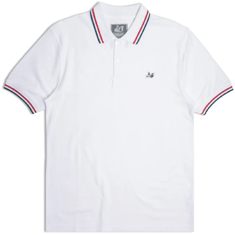 Men's Shirts with Patchwork PatternsElement Polo White