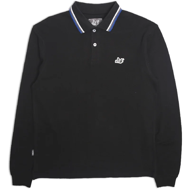 Men's Long-Sleeved ShirtsElevate LS Polo Black