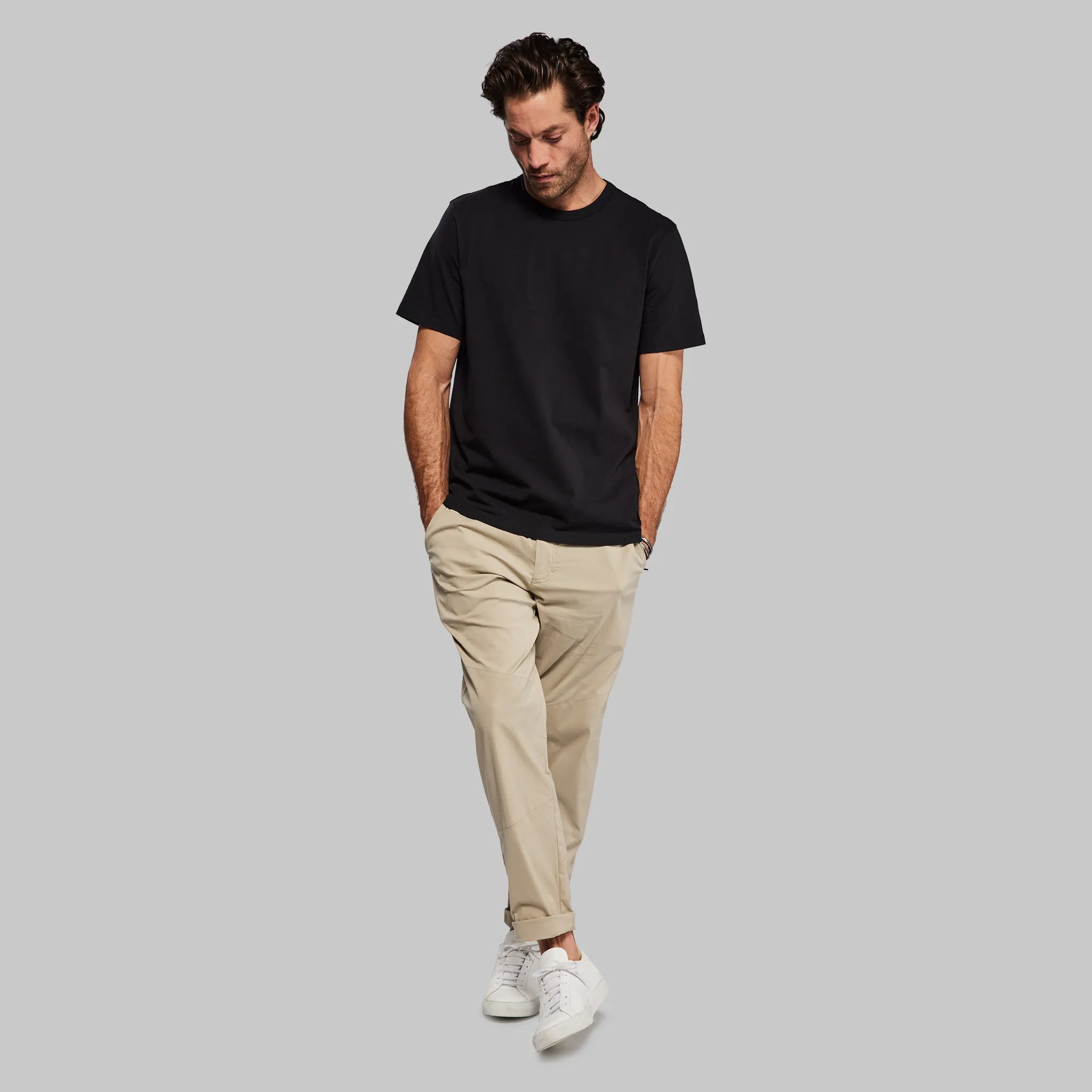 Men's Crew Neck T-Shirts for Everyday WearEquator T Shirt. Granite edition