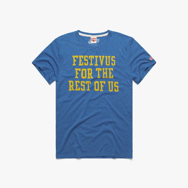 Men's Shirts with Pleated HemlinesFestivus For The Rest Of Us
