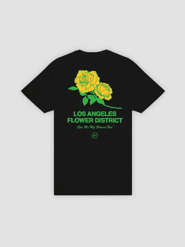 Men's Shirts with Spread CollarsFlower District Tee - Black
