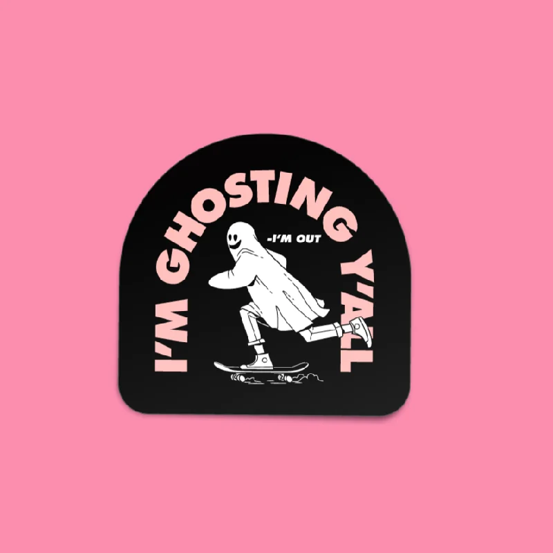 Men's Shirts with Single-Breasted DesignsGhosting Sticker