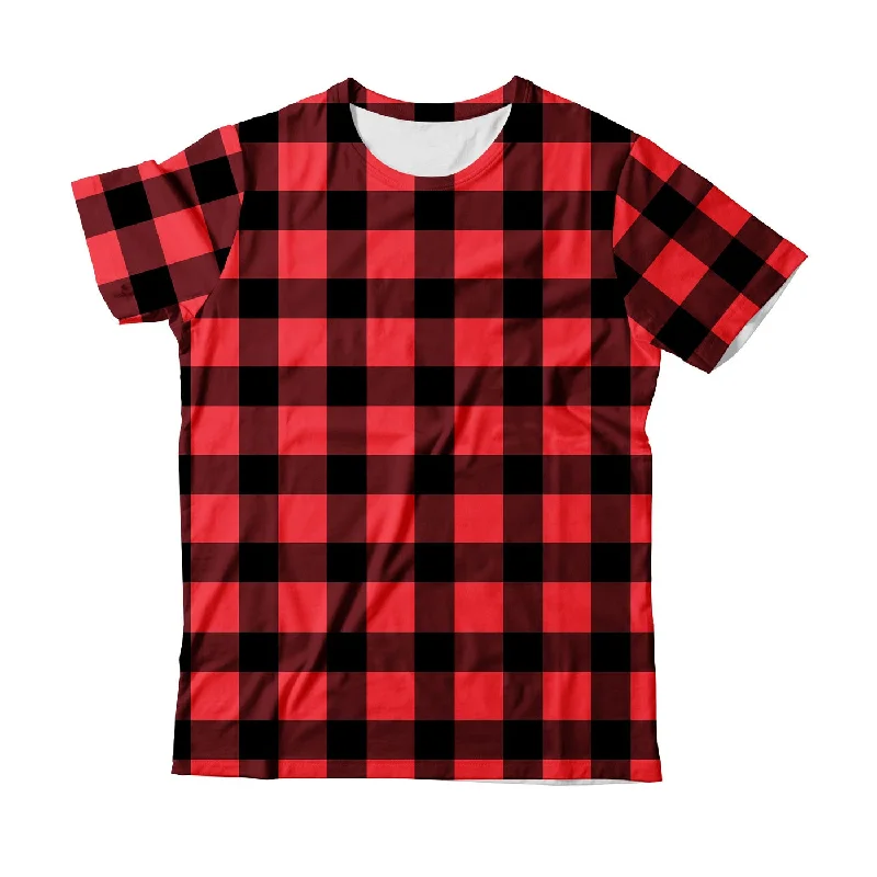 Men's Shirts with Animal PrintsGingham T-Shirt