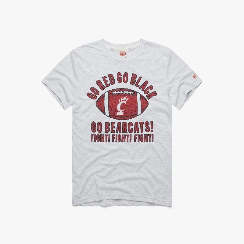 Men's Shirts for Outdoor ActivitiesGo Red Go Black Go Bearcats