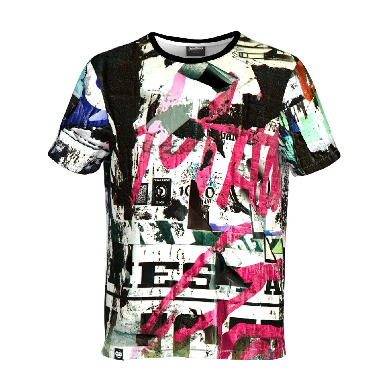 Men's Shirts with Checkered PatternsGraffiti T-Shirt