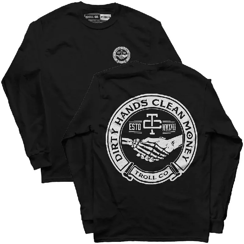 Men's Shirts with Surplice HemlinesHaggler Long Sleeve