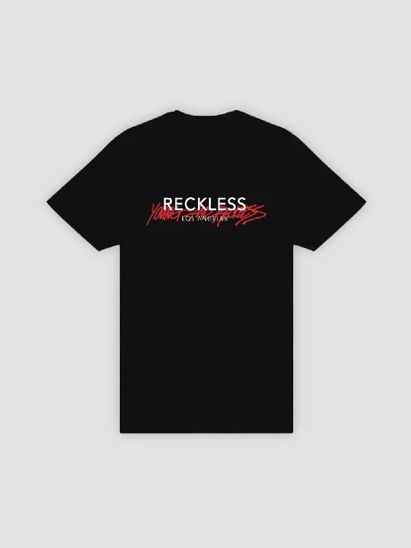 Men's Shirts with Button-Down PocketsHandstyle Tee - Black
