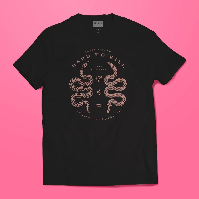 Men's Shirts with High NecksHard to Kill