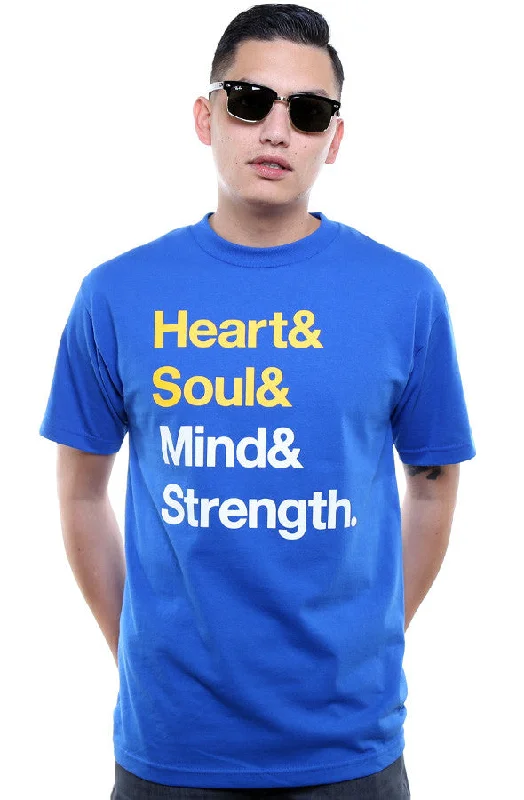 Lightweight Men's Linen ShirtsHeart & Soul (Men's Royal Tee)