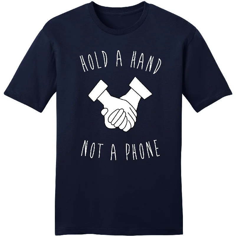 Men's Shirts with Moisture-Wicking FabricHold a Hand, Not a phone