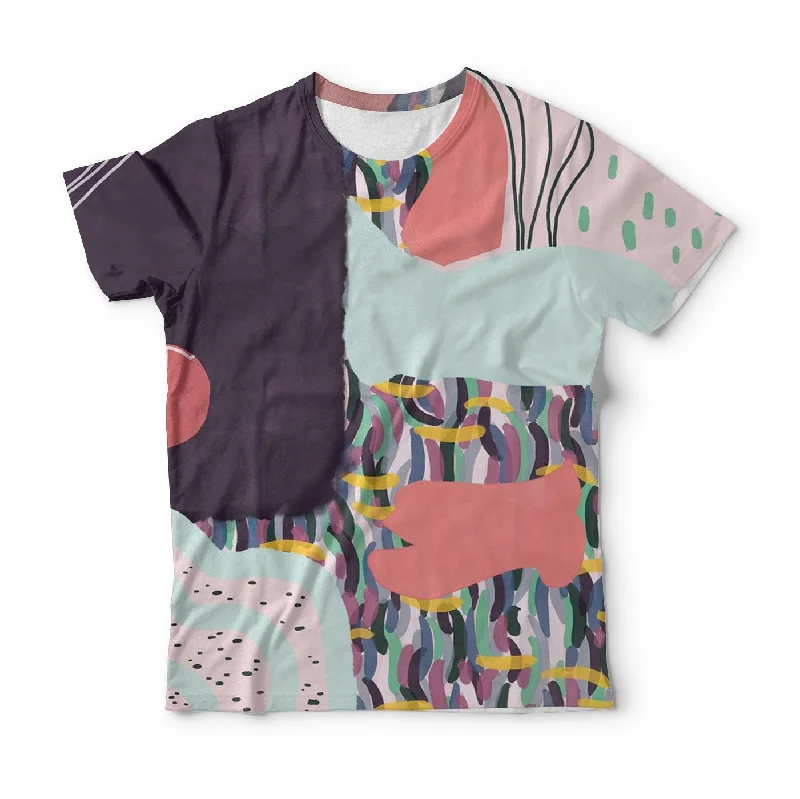 Men's Shirts with Double-Breasted DesignsHow Love Looks T-Shirt