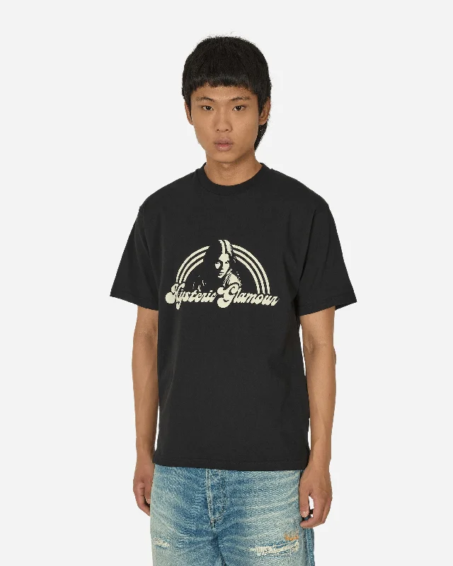 Men's Shirts with Rounded HemlinesHG Rainbow T-Shirt Black
