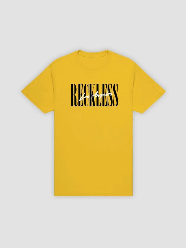 Men's Shirts with Patch PocketsLA Vintage Tee - Gold