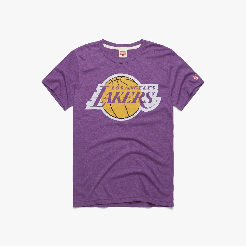 Men's Shirts with Raw-Edge HemlinesLos Angeles Lakers Logo