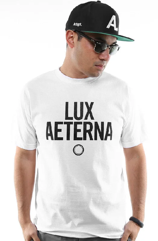 Men's Shirts with Adjustable HemlinesLux Aeterna (Men's White Tee)