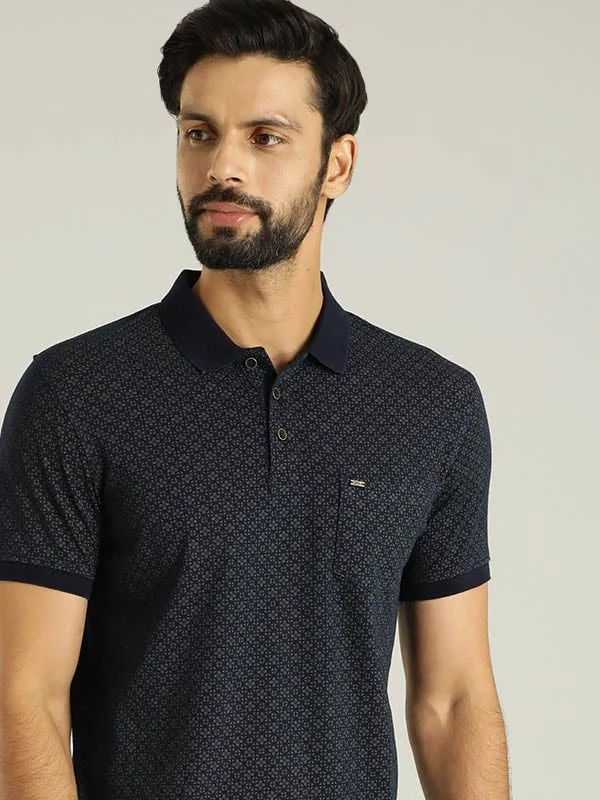Men's Shirts with Drawstring WaistbandsMen Printed Polo T-Shirt