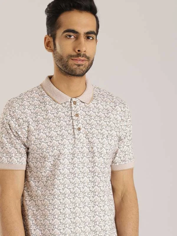 Men's Shirts with Chest PocketsMen Printed Polo T-Shirt
