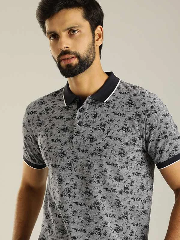 Men's Shirts with Tab CollarsMen Printed Polo T-Shirt