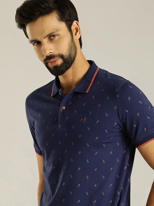 Men's Shirts with Animal PrintsMen Printed Polo T-Shirt