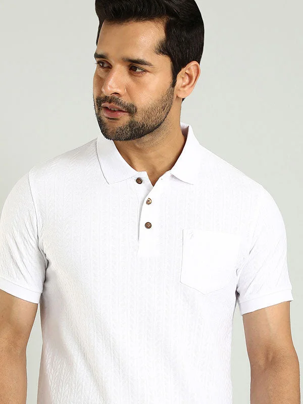 Solid-Colored Men's ShirtsMen Solid Polo T-Shirt