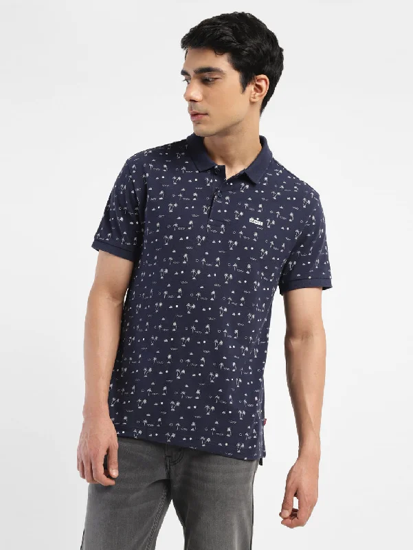 Men's Shirts with Scoop NecksMen's All Over Printed Polo T-shirt