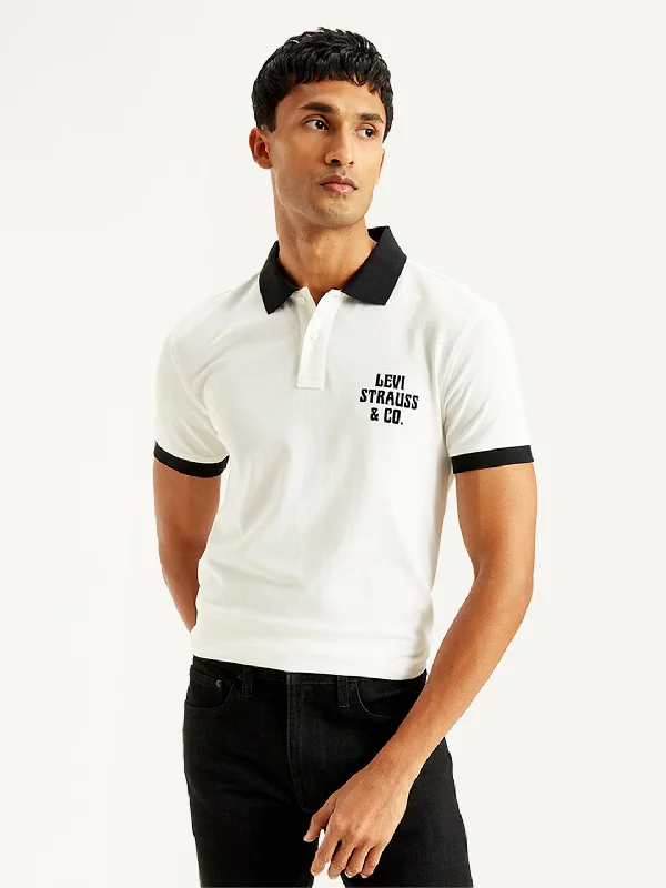 Casual Men's T-ShirtsMen's Brand Logo Slim Fit Polo T-Shirt