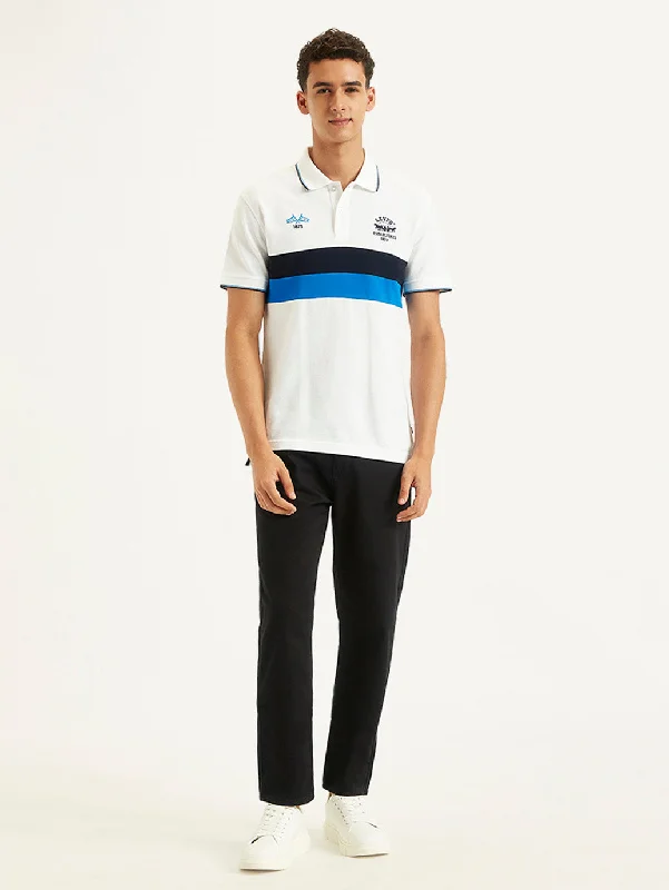 Men's Shirts with Checkered PatternsMen's Colorblock Slim Fit Polo T-Shirt
