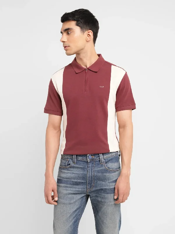 Men's Shirts with Pocket SquaresMen's Colorblock Slim Fit Polo T-shirt