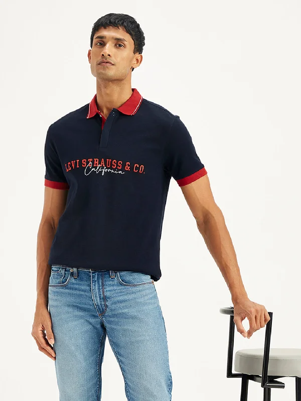 Men's Shirts with Hidden ButtonsMen's Embroidered Slim Fit Polo T-Shirt