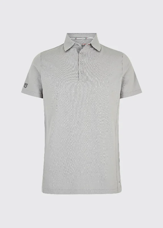 Men's Shirts with Button-Down CollarsSorrento Mens Short-sleeved Polo - Platinum